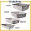 Petmate Litter Pan Boxes Grey Small Medium Large Jumbo