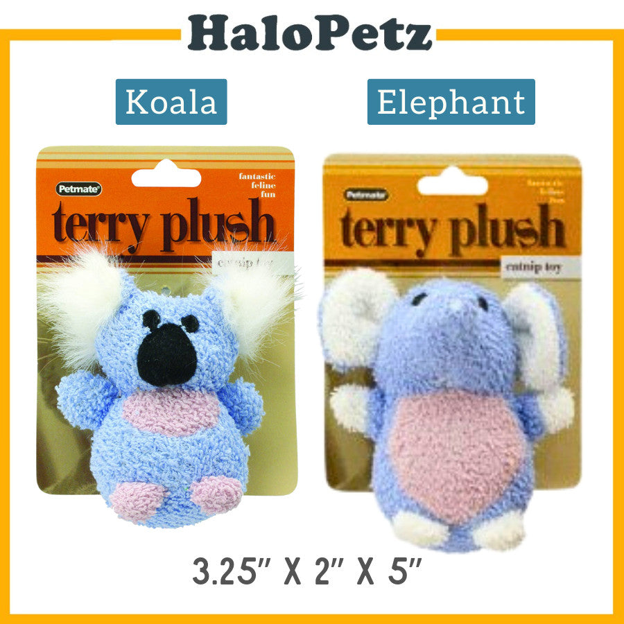 Petmate Catnip Toys Big Batters Oversized Terry Plush Cat Toys