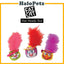 Petmate Fat Cat Fisher Whipper Toy Wand | Cat Hat Heads Toy | Stuffer Catnip Toy