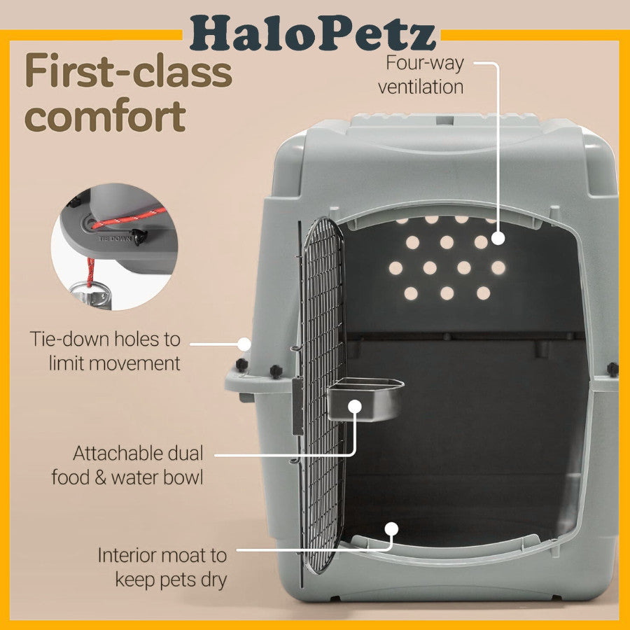 Petmate Sky Kennel | Dog and Cat | Travel Carrier | Pet Cage | Puppy Cage