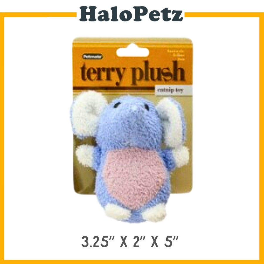 Petmate Catnip Toys Big Batters Oversized Terry Plush Cat Toys