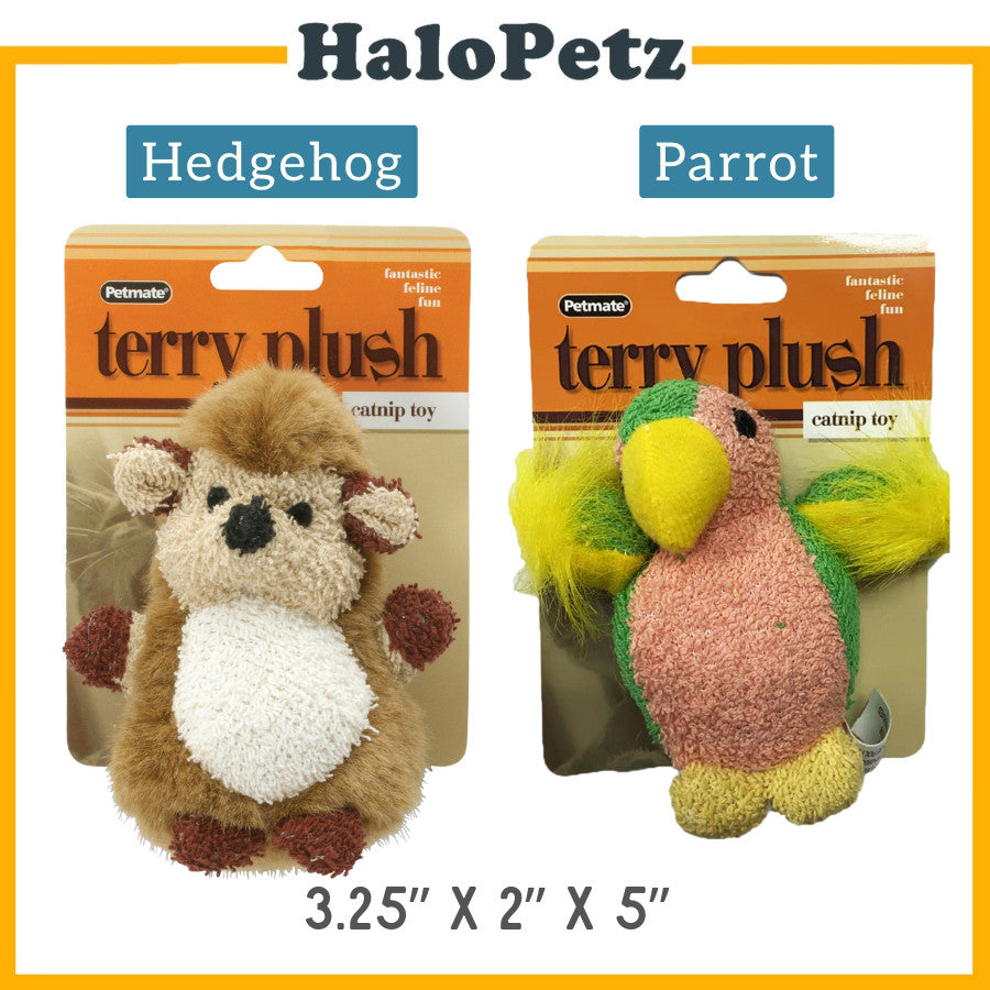 Petmate Catnip Toys Big Batters Oversized Terry Plush Cat Toys