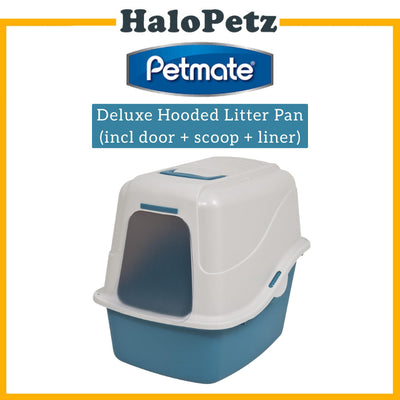 Petmate Hooded Cat Litter Pan Jumbo Size (Assorted/Random Color)