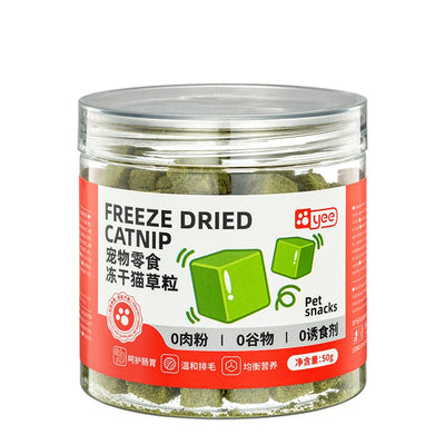 YEE Freeze Dried Catnip Cube Cat Treats 50g