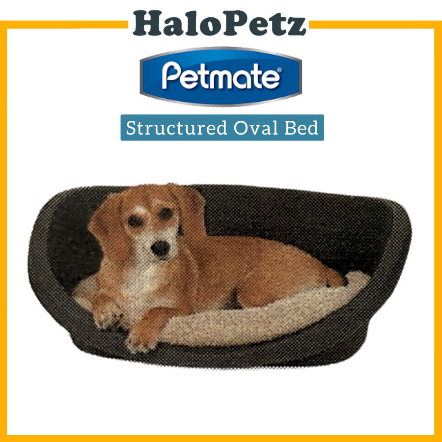 Petmate Aspen Pet Structured Oval Bed Medium and Large Size