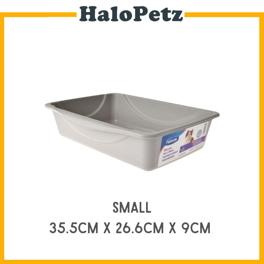 Petmate Litter Pan Boxes Grey Small Medium Large Jumbo