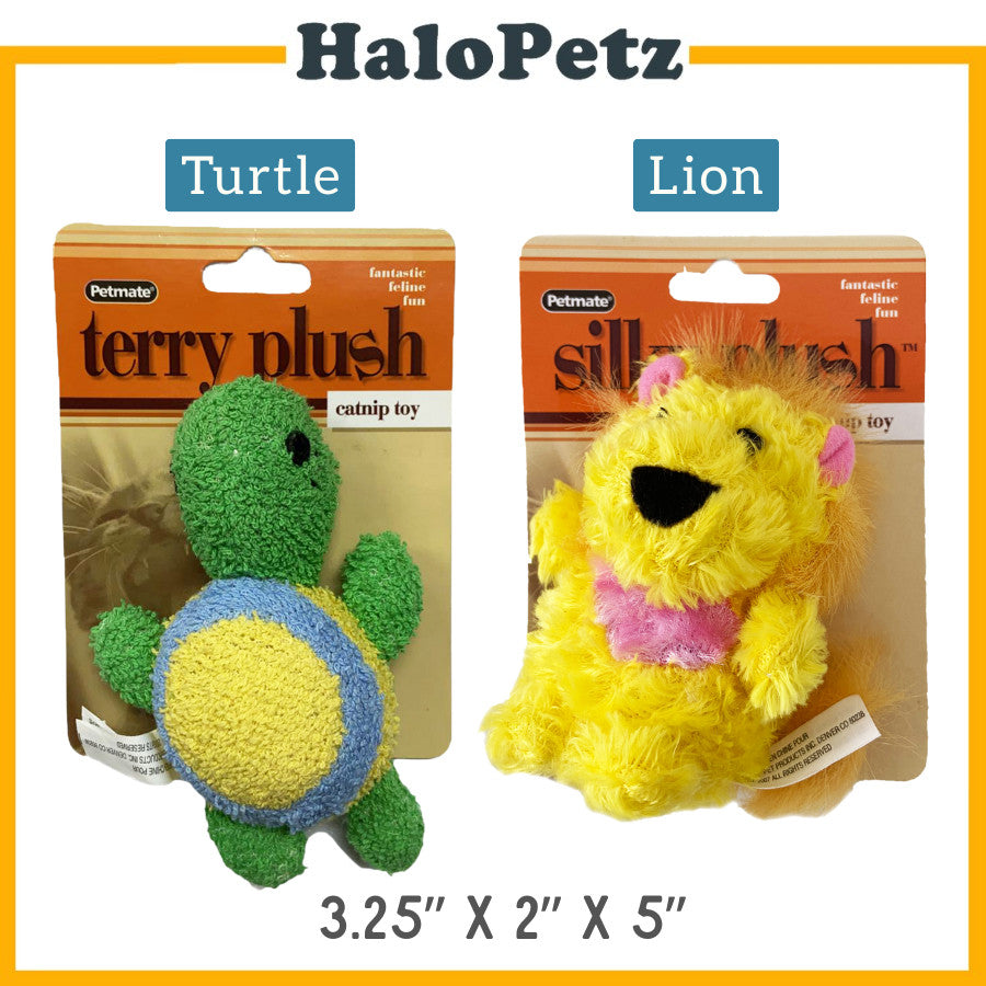 Petmate Catnip Toys Big Batters Oversized Terry Plush Cat Toys