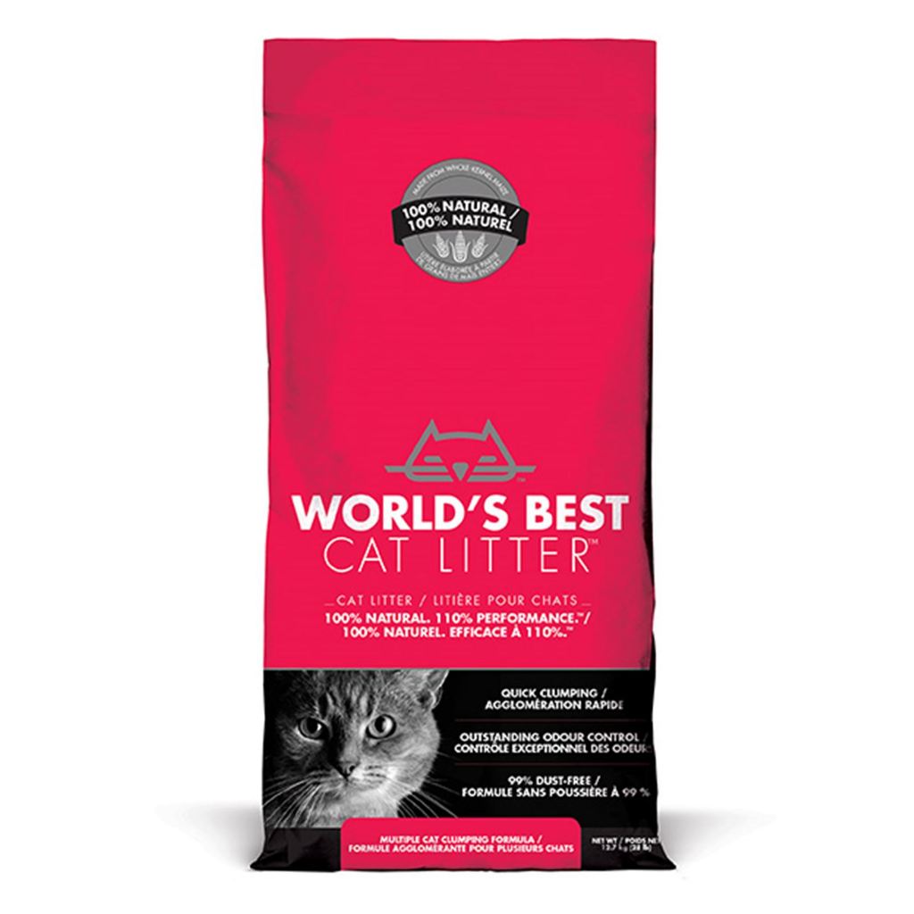 World's Best Cat Litter 28lbs / 24lbs | Low Tracking, Clumping, Multiple, Lotus, Lavender, Zero Mess