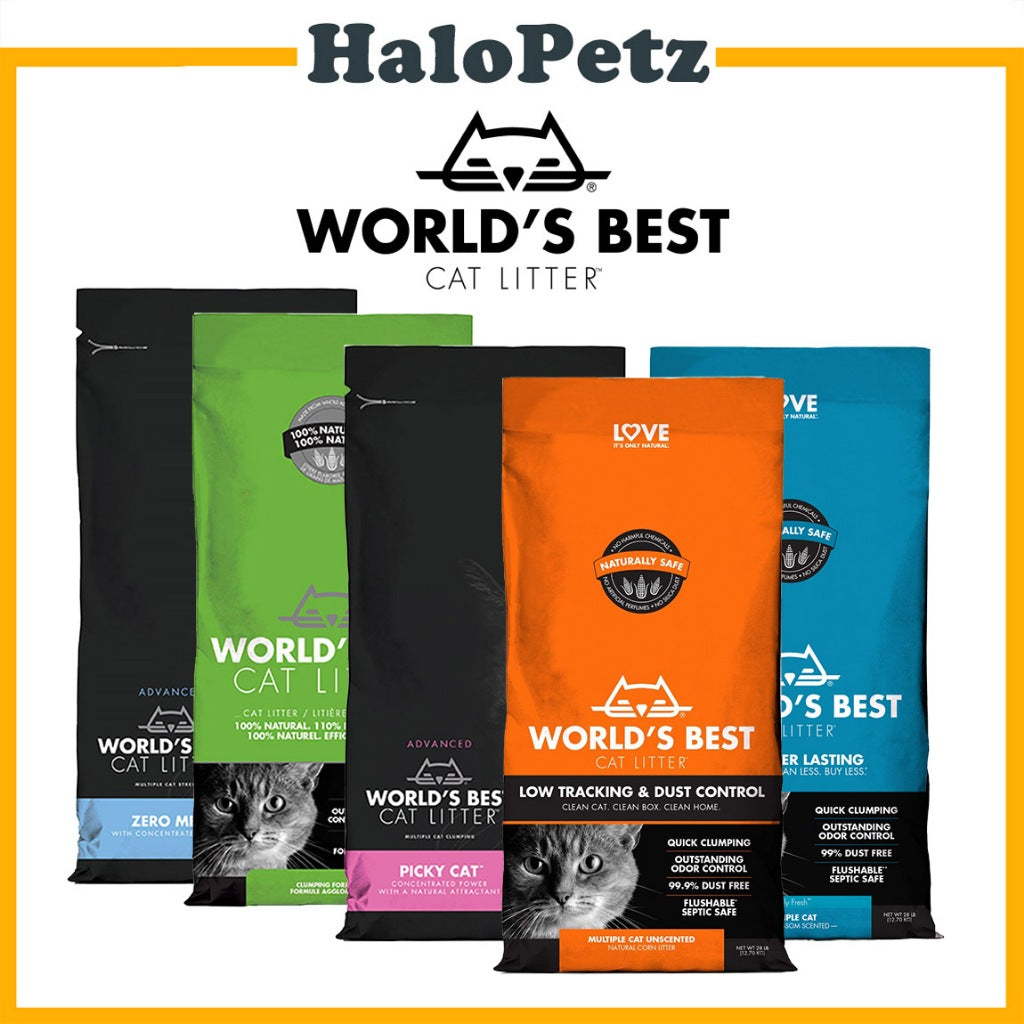 World's Best Cat Litter 7lb / 12lb / 14lb | Low Tracking, Clumping, Multiple Cat
