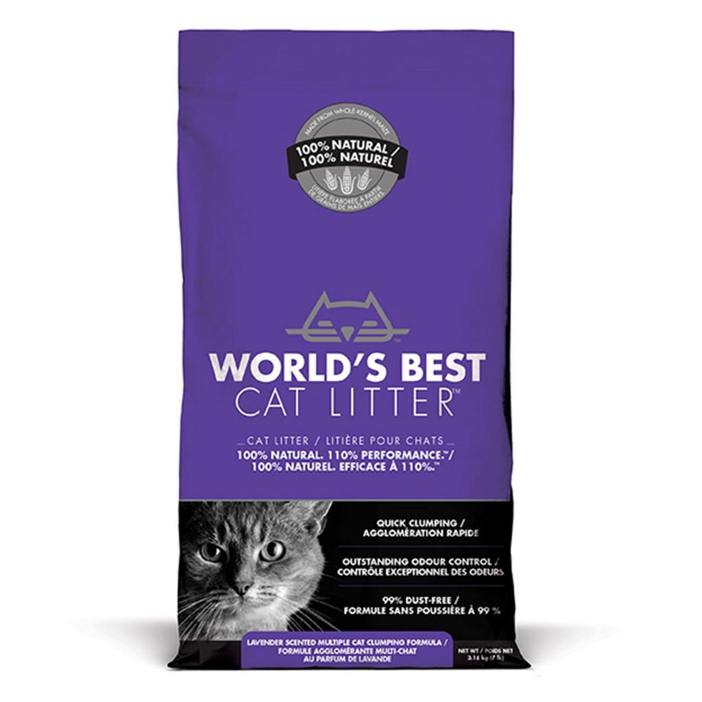 World's Best Cat Litter 7lb / 12lb / 14lb | Low Tracking, Clumping, Multiple Cat