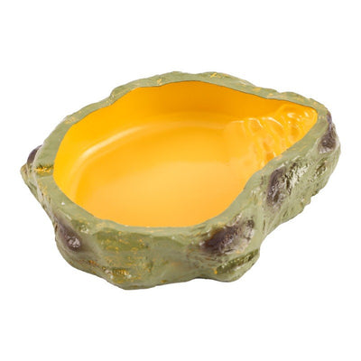 Reptile Resin Food & Water Bowl | Frog Tortoise Snake Gecko Hermit Crab