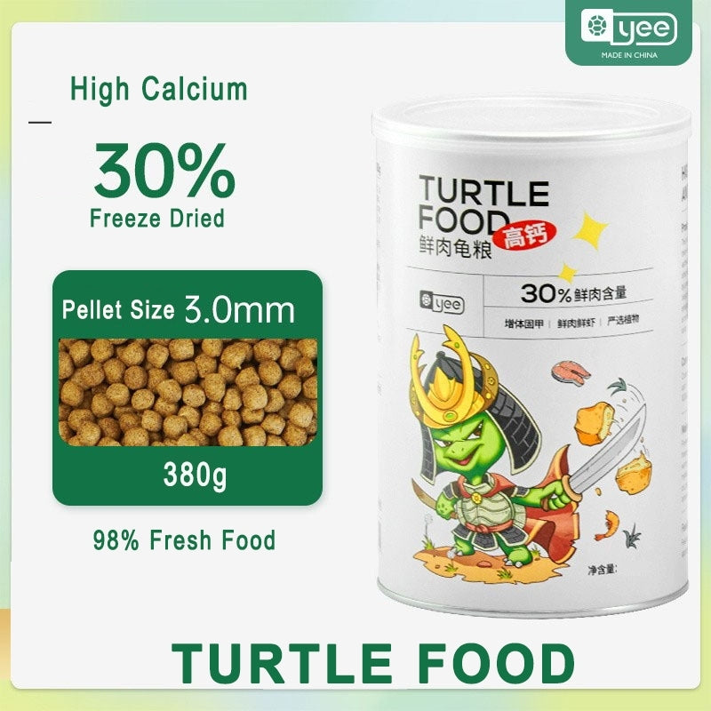 YEE Turtle Food High Calcium Terrapin Food for Tortoise and Turtles