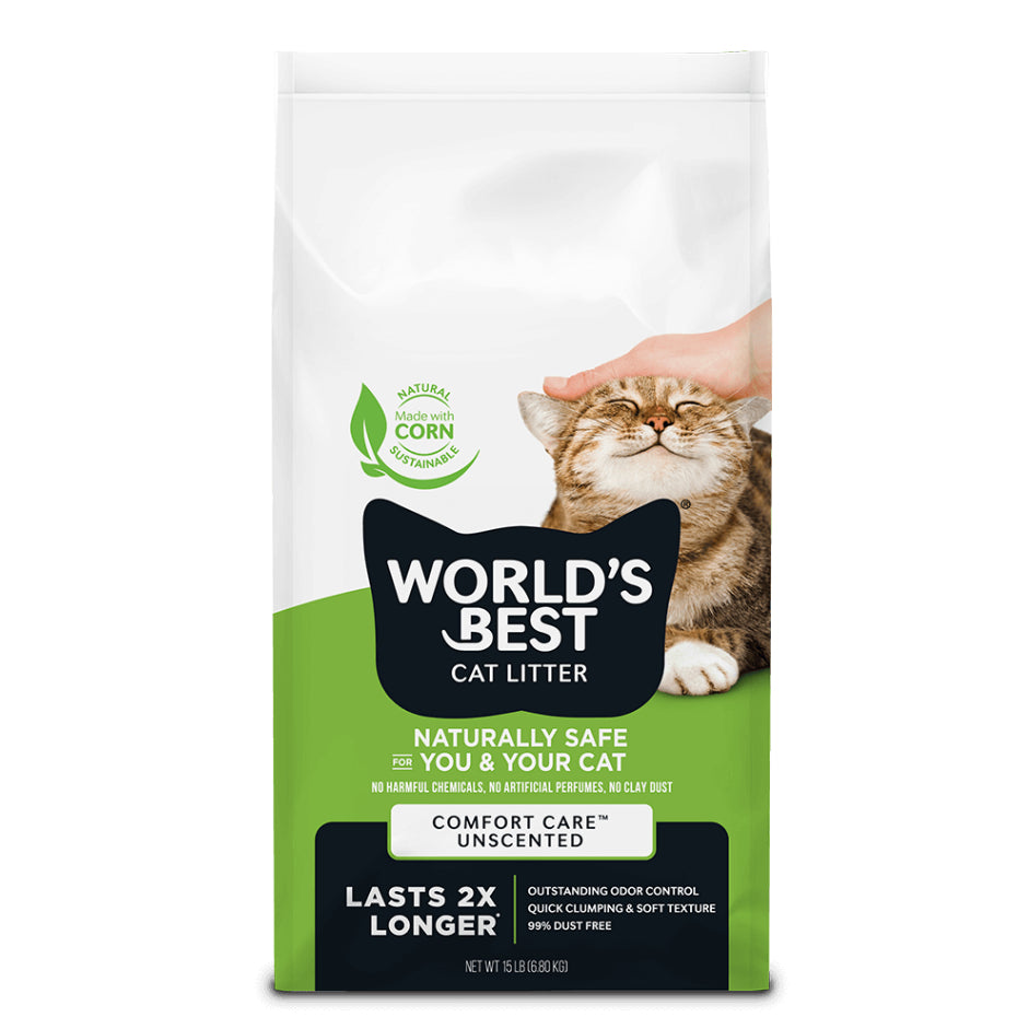 World's Best Cat Litter 28lbs / 24lbs | Low Tracking, Clumping, Multiple, Lotus, Lavender, Zero Mess