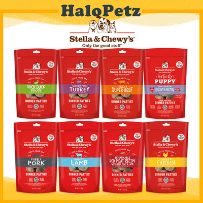 Stella & Chewy's Freeze-Dried Raw Dinner Patties Dog Food 14oz | Grain-Free Raw Nutrition