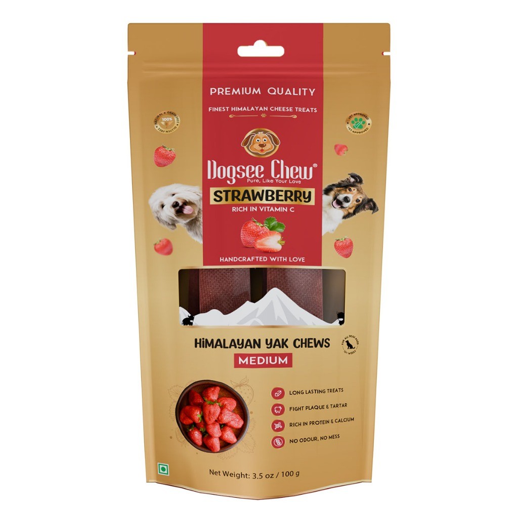 Dogsee Himalayan Yak Cheese Dental Chew | Peanut Butter | Blueberry | Mint | Dog