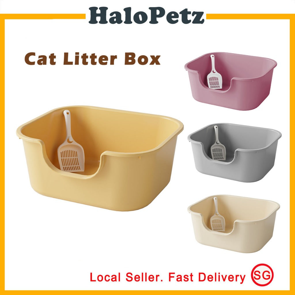 Cat Litter Box Semi-enclosed Anti-splash Cat Toilet