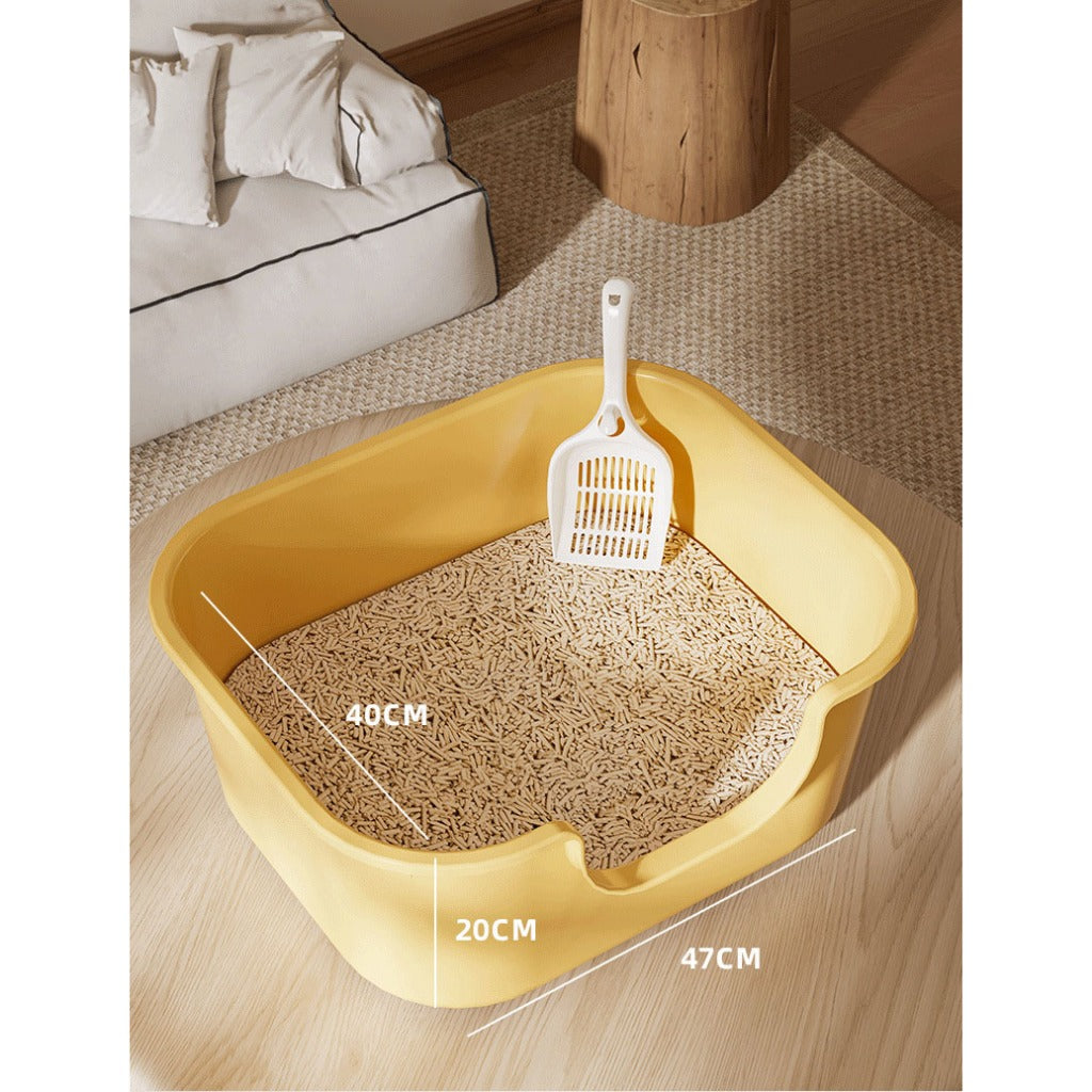 Cat Litter Box Semi-enclosed Anti-splash Cat Toilet