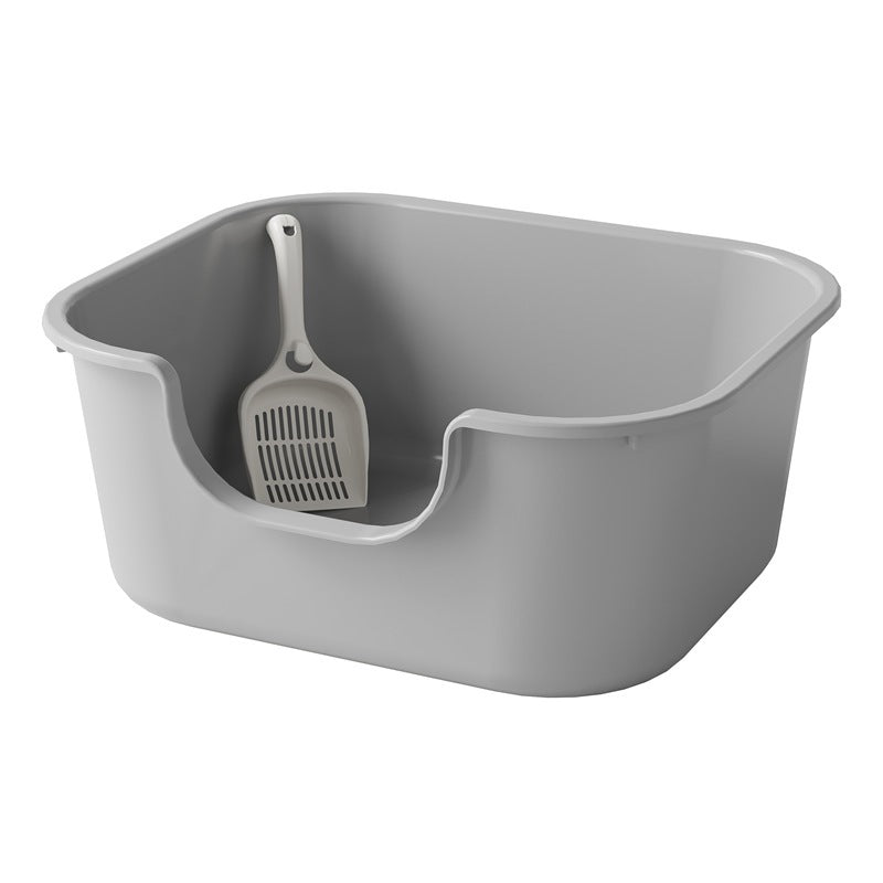 Cat Litter Box Semi-enclosed Anti-splash Cat Toilet