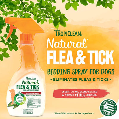 Tropiclean Flea & Tick Spray | Shampoo | Dog