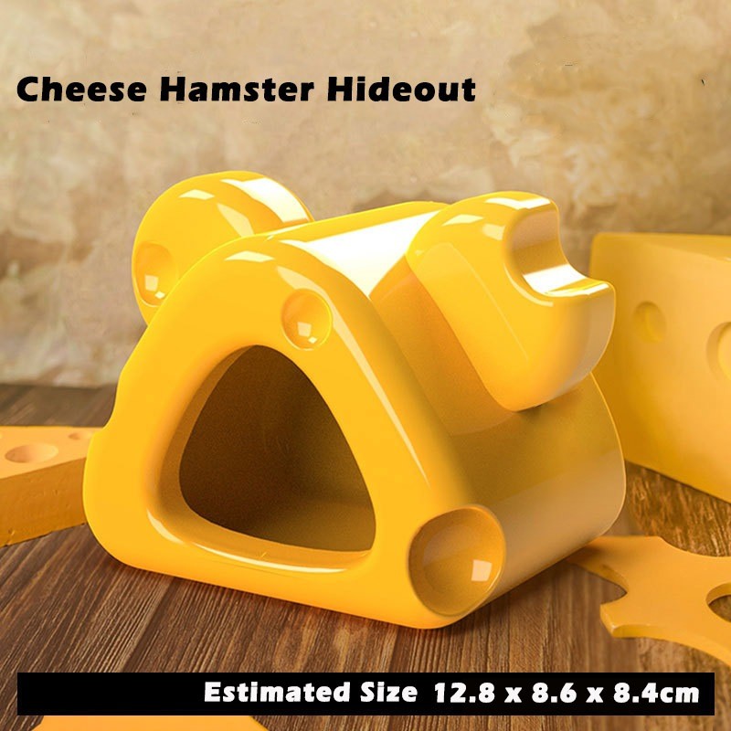 Hamster Accessories Ceramic House Hideout Feeding Food Bowl