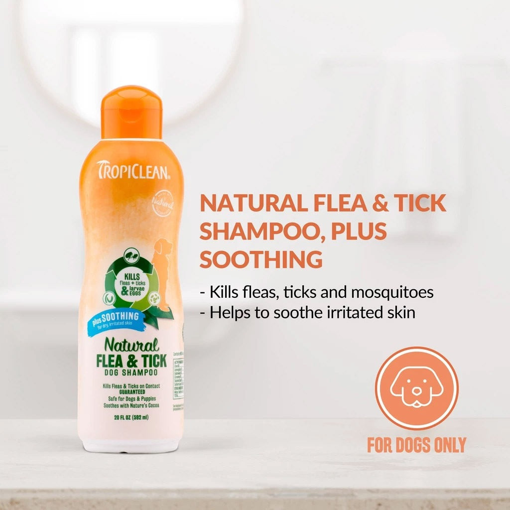 Tropiclean Flea & Tick Spray | Shampoo | Dog