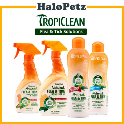 Tropiclean Flea & Tick Spray | Shampoo | Dog