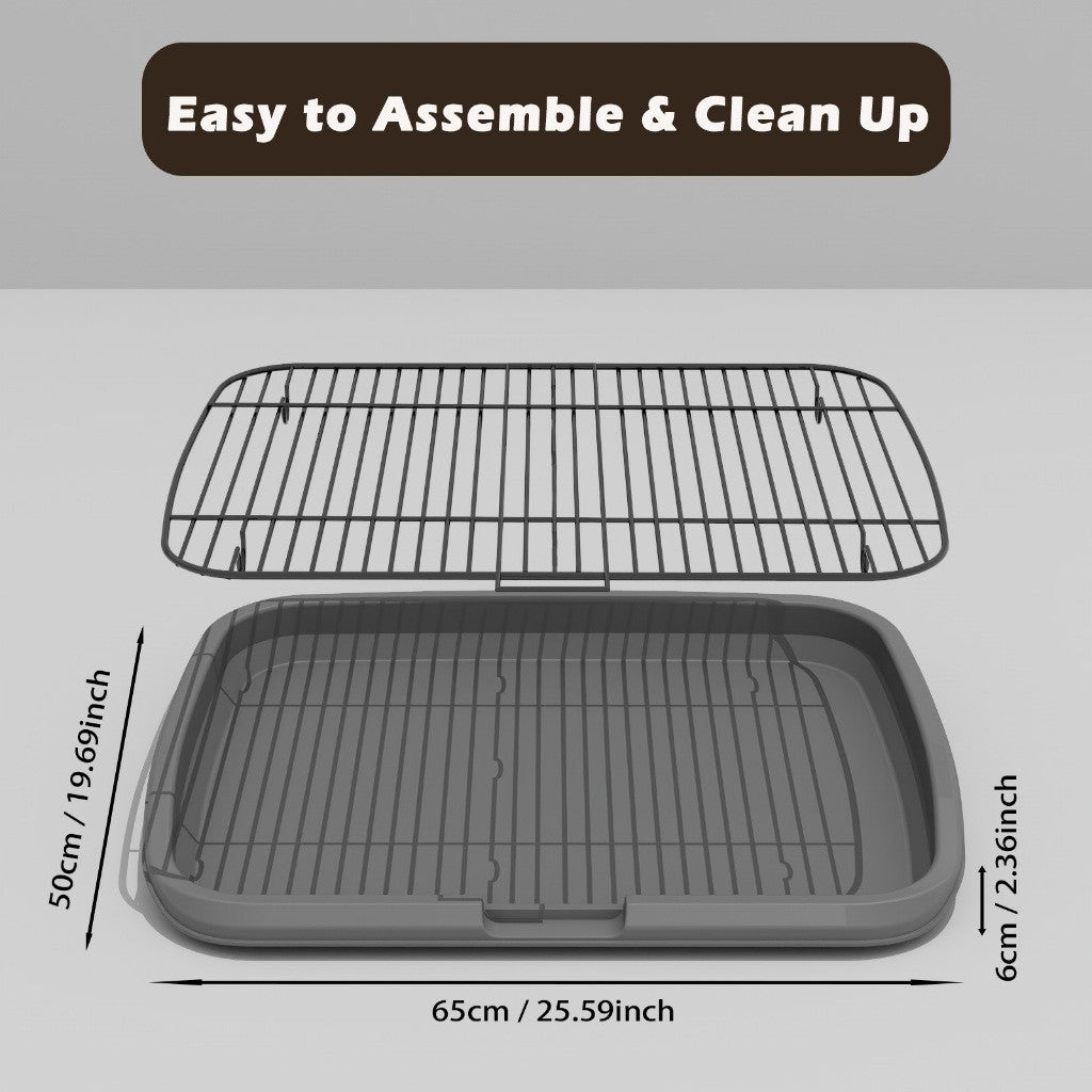 Dog Toilet Tray Dog Training Toilet Potty Tray Pet Dog Pee Tray Potty Tray 65x50cm
