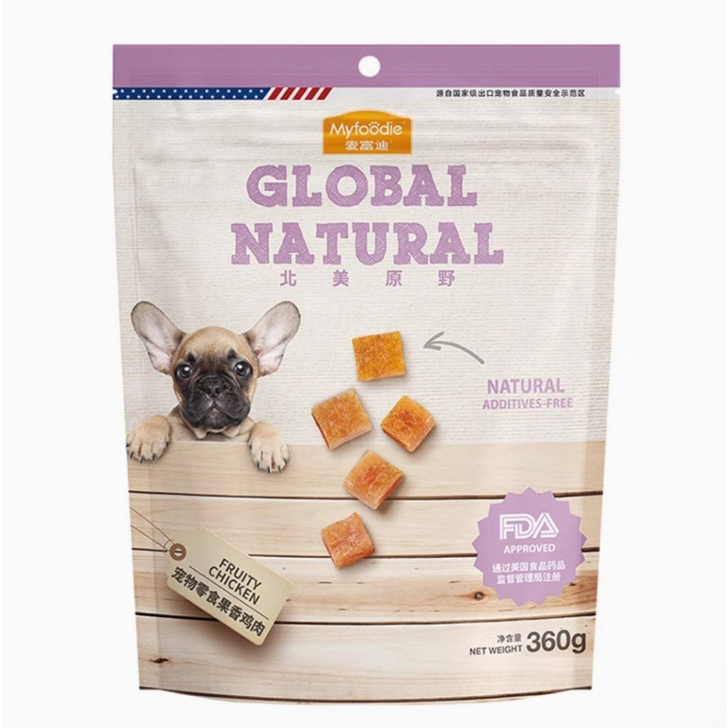 Myfoodie Global Natural Air Dried Chicken Duck Jerky Dog Treat