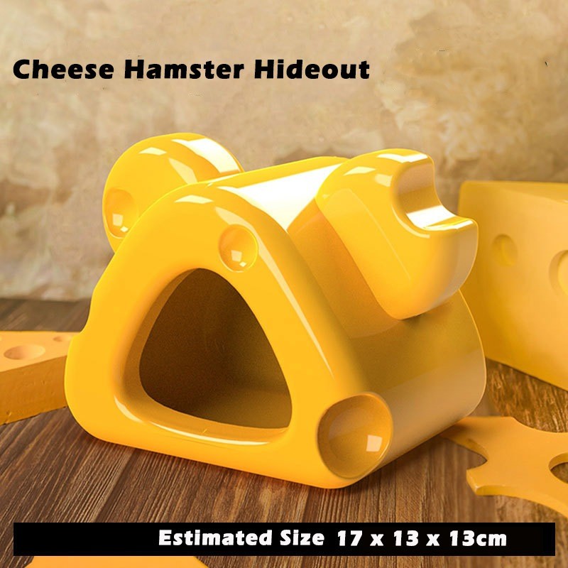 Hamster Accessories Ceramic House Hideout Feeding Food Bowl