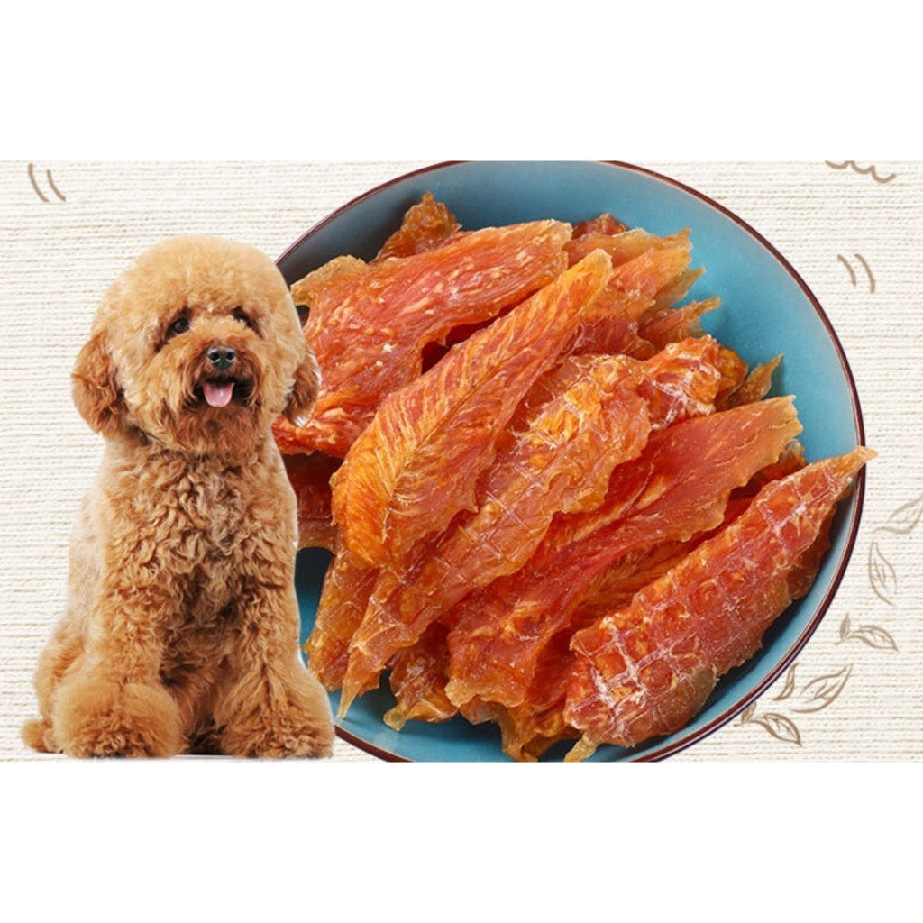 Myfoodie Global Natural Air Dried Chicken Duck Jerky Dog Treat