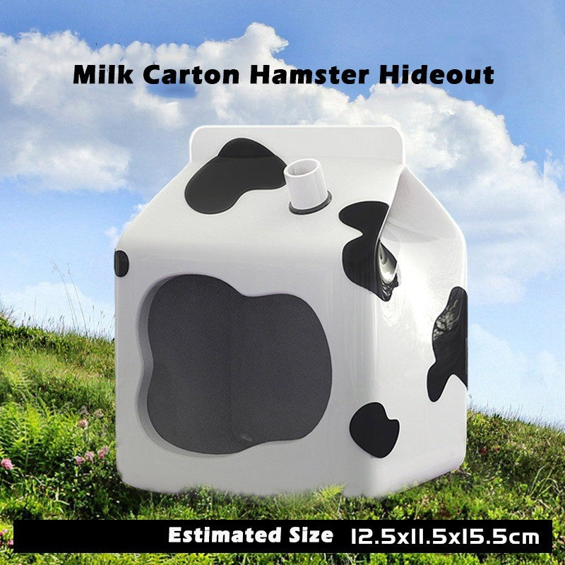 Hamster Accessories Ceramic House Hideout Feeding Food Bowl