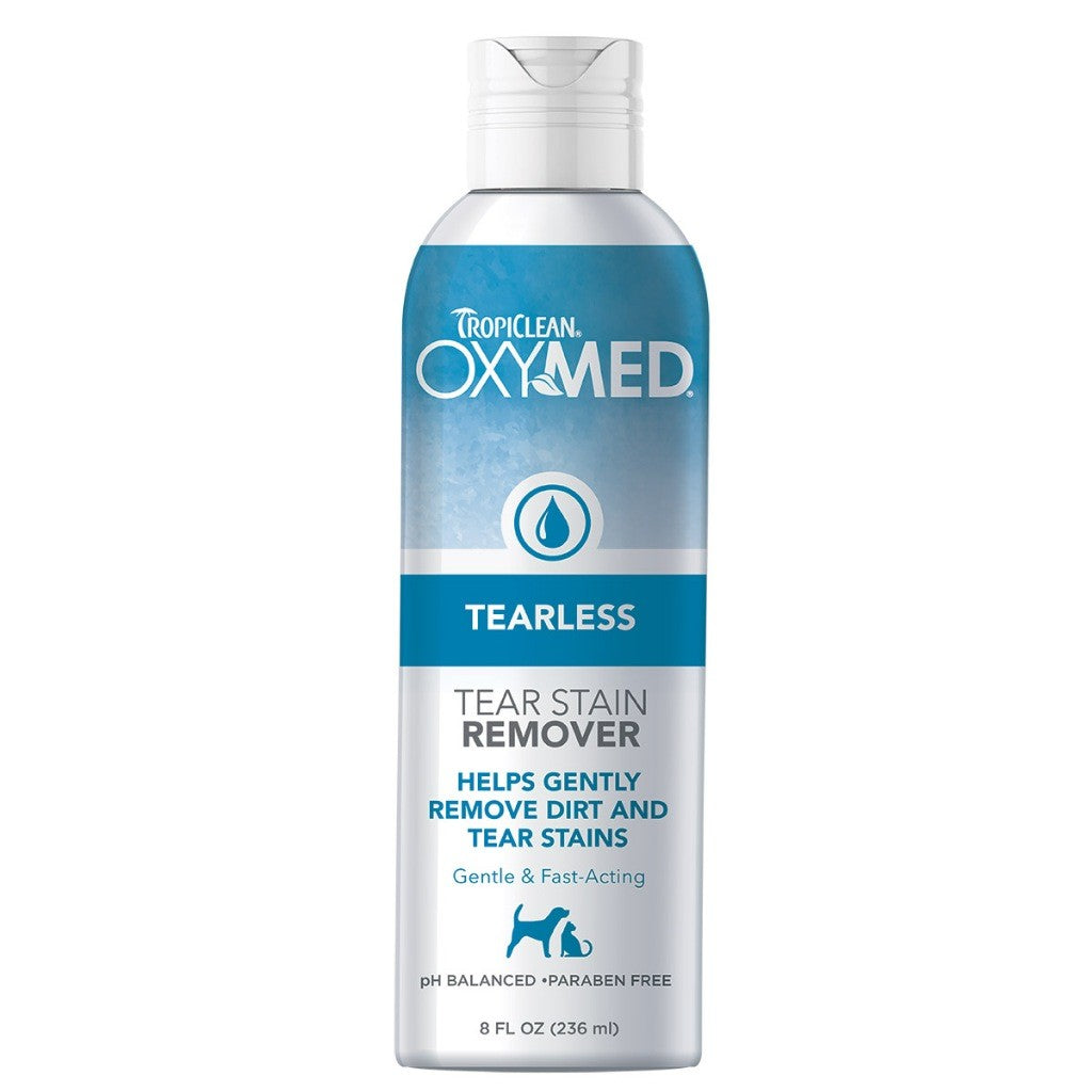 TropiClean Oxymed Range - Anti-Itch/Medicated Shampoo & Spray & Ear Cleaner & Tear Stain Remover For Dogs & Cats
