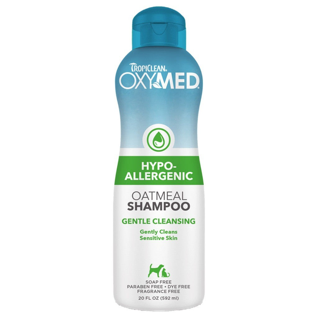 TropiClean Oxymed Range - Anti-Itch/Medicated Shampoo & Spray & Ear Cleaner & Tear Stain Remover For Dogs & Cats