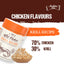 Absolute Bites Freeze Dried Wild Flakes Meat Flakes Toppers for Cats & Dogs 100g
