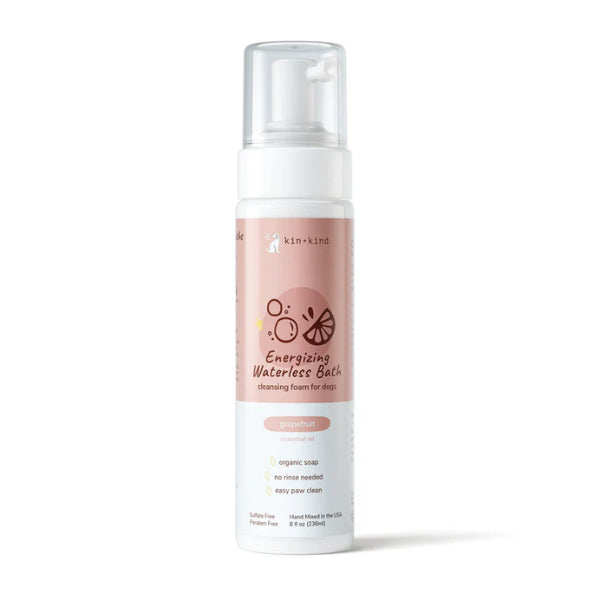 Kin+Kind Natural Dog & Cat Shampoo, Conditioner, Waterless Bath, Ear Cleansing, Flea & Tick, Hot Spot Relief