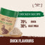 Absolute Bites Freeze Dried Wild Flakes Meat Flakes Toppers for Cats & Dogs 100g