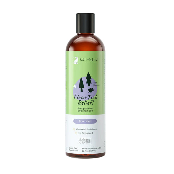 Kin+Kind Natural Dog & Cat Shampoo, Conditioner, Waterless Bath, Ear Cleansing, Flea & Tick, Hot Spot Relief