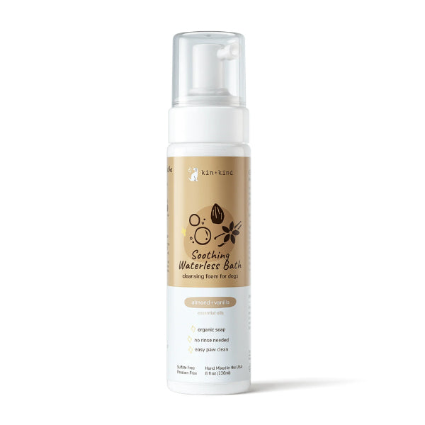 Kin+Kind Natural Dog & Cat Shampoo, Conditioner, Waterless Bath, Ear Cleansing, Flea & Tick, Hot Spot Relief