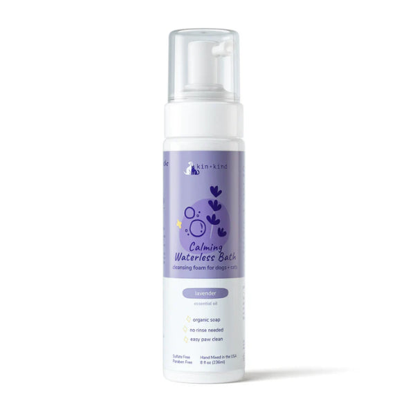 Kin+Kind Natural Dog & Cat Shampoo, Conditioner, Waterless Bath, Ear Cleansing, Flea & Tick, Hot Spot Relief