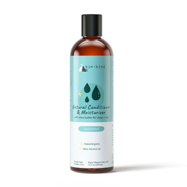 Kin+Kind Natural Dog & Cat Shampoo, Conditioner, Waterless Bath, Ear Cleansing, Flea & Tick, Hot Spot Relief