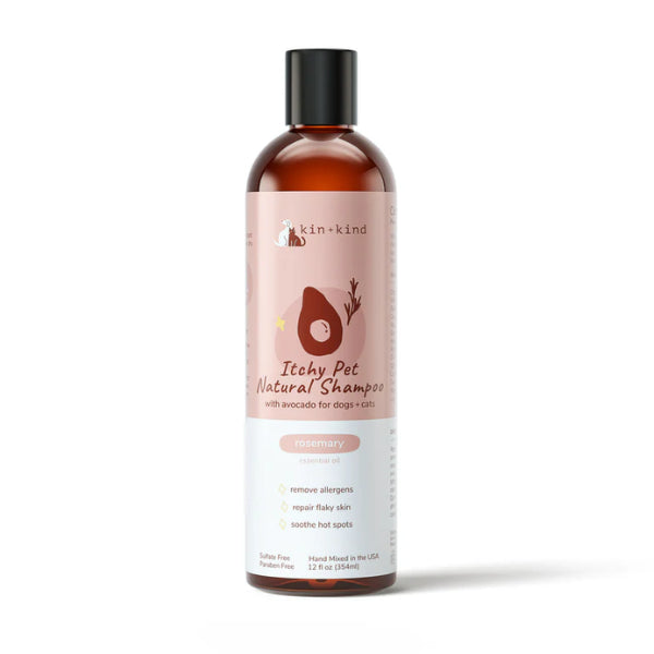 Kin+Kind Natural Dog & Cat Shampoo, Conditioner, Waterless Bath, Ear Cleansing, Flea & Tick, Hot Spot Relief