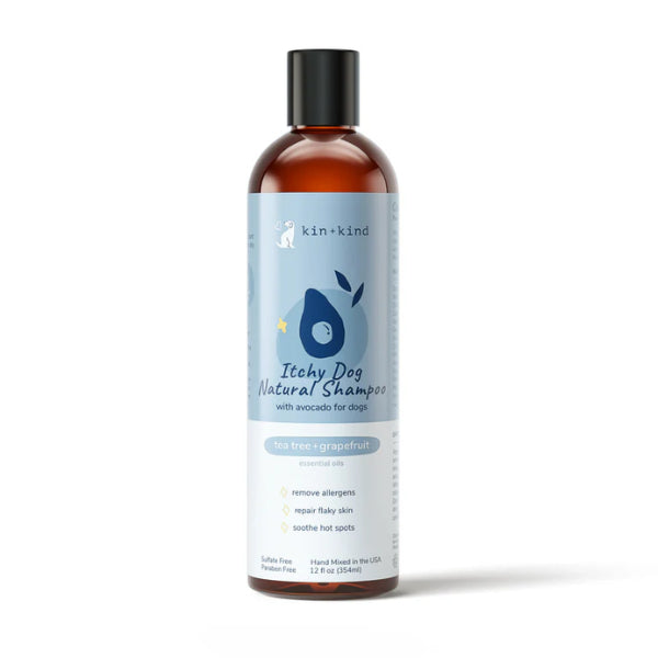 Kin+Kind Natural Dog & Cat Shampoo, Conditioner, Waterless Bath, Ear Cleansing, Flea & Tick, Hot Spot Relief