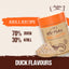 Absolute Bites Freeze Dried Wild Flakes Meat Flakes Toppers for Cats & Dogs 100g
