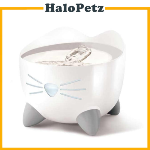 Catit Pixi Fountain White Stainless Steel with LED 2.5L