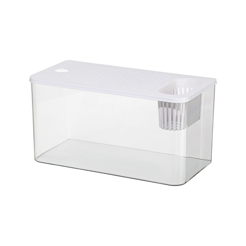 PET Transparent Fish Tank Aquarium with Cover