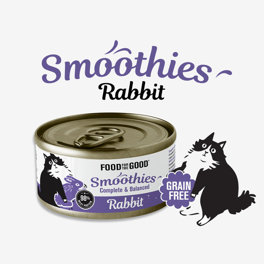Food For The Good Smoothies Cat Canned Food 80g | Salmon Chicken Quail Rabbit Tuna Duck Can
