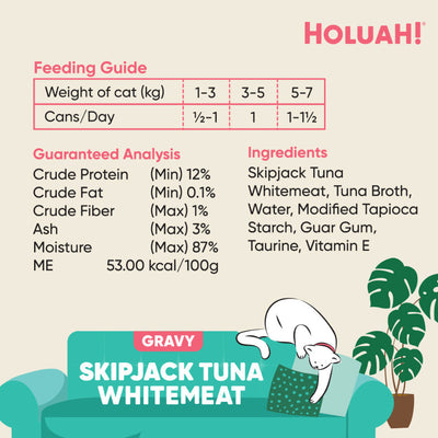 Holuah! Gravy Cat Canned Food 80g | Tuna