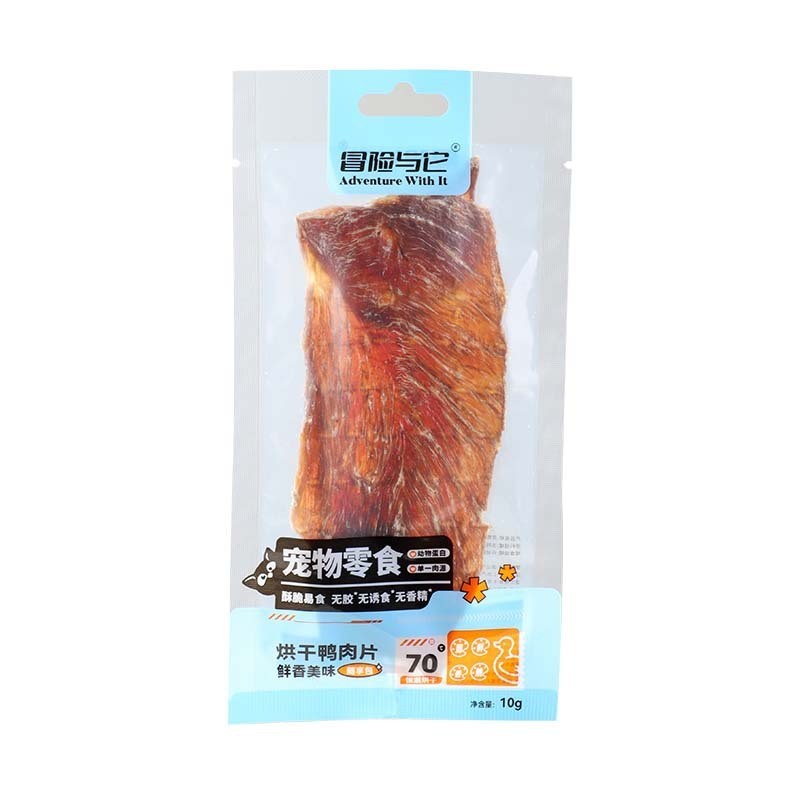 Adventure With It Natural Meat Jerky Dog Cat Treats Pork Slice Duck Slice Chicken Breast Snack | High Protein Slow Baked