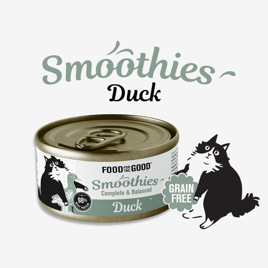 Food For The Good Smoothies Cat Canned Food 80g | Salmon Chicken Quail Rabbit Tuna Duck Can