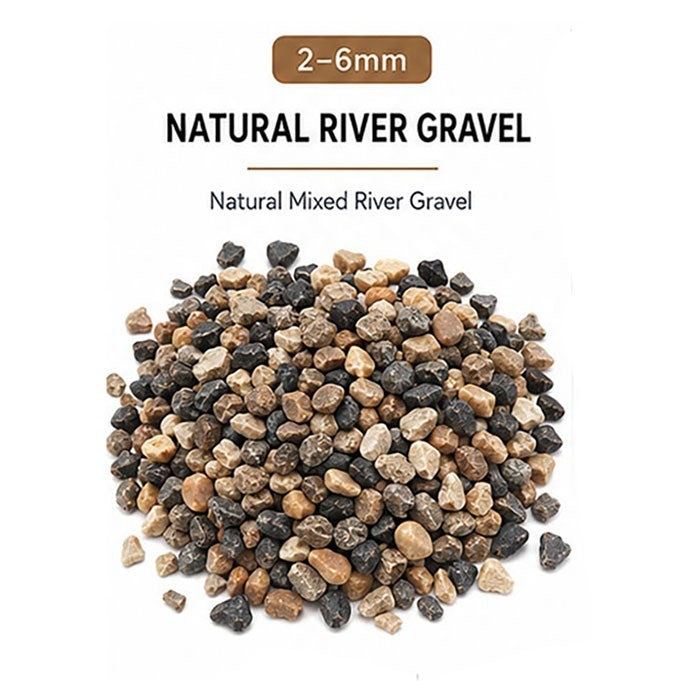 Aquarium Gravel 1kg | Natural River | Black Gold Sand | Pastel Mix | Fish Tank Decoration